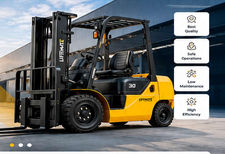 Material handling forklift equipment
